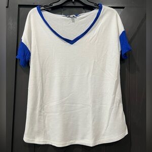 * 4/$20
White Birch Royal Blue & White Top